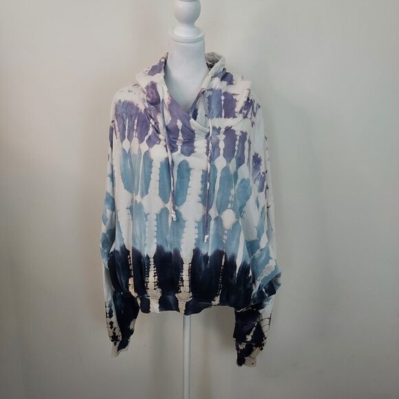 Young Fabulous & Broke Tie Dye Hoodie Sweatshirt Size M/L - Picture 6 of 9